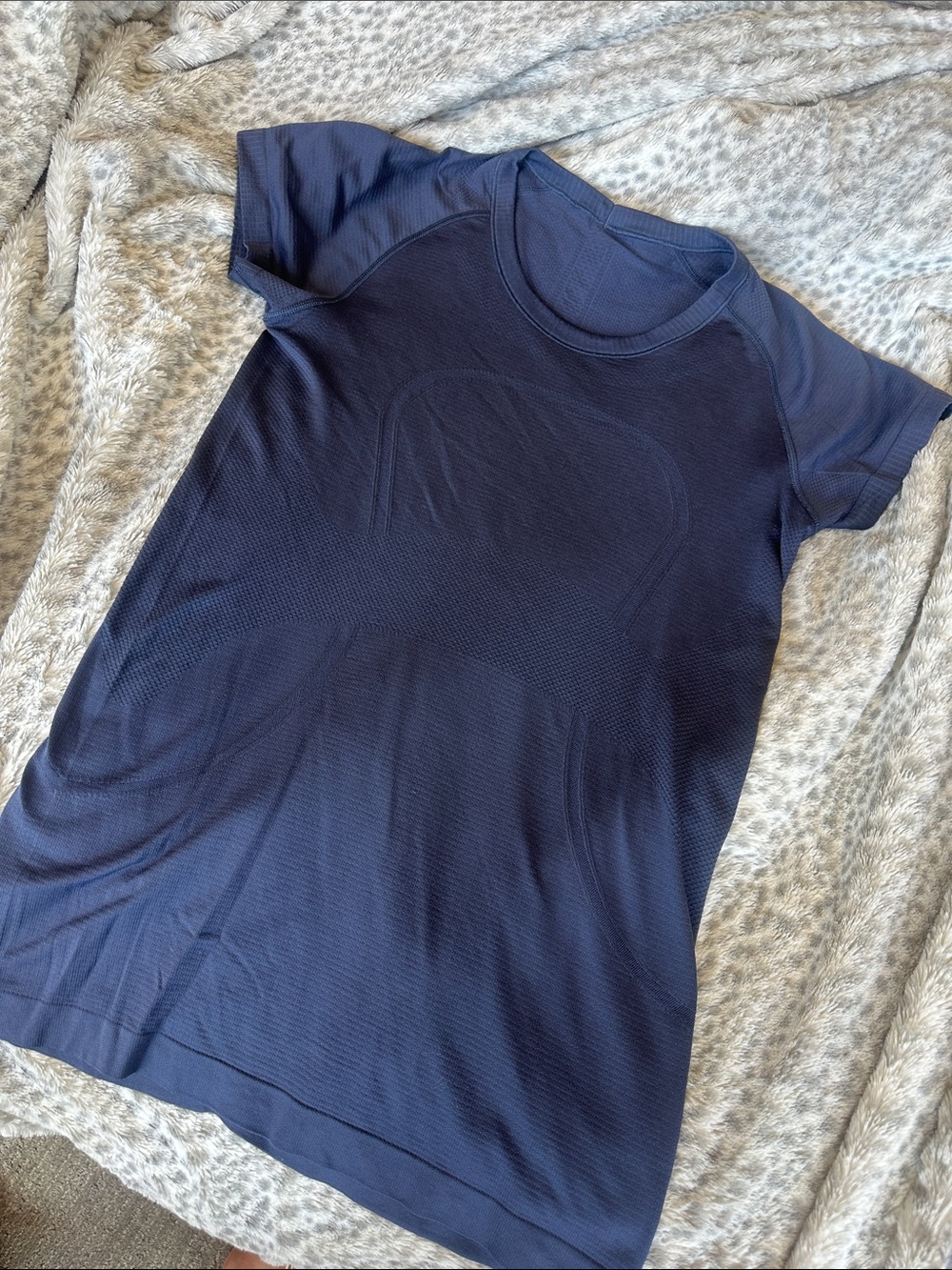 lululemon athletica Navy Short-Sleeve Performance Tee
